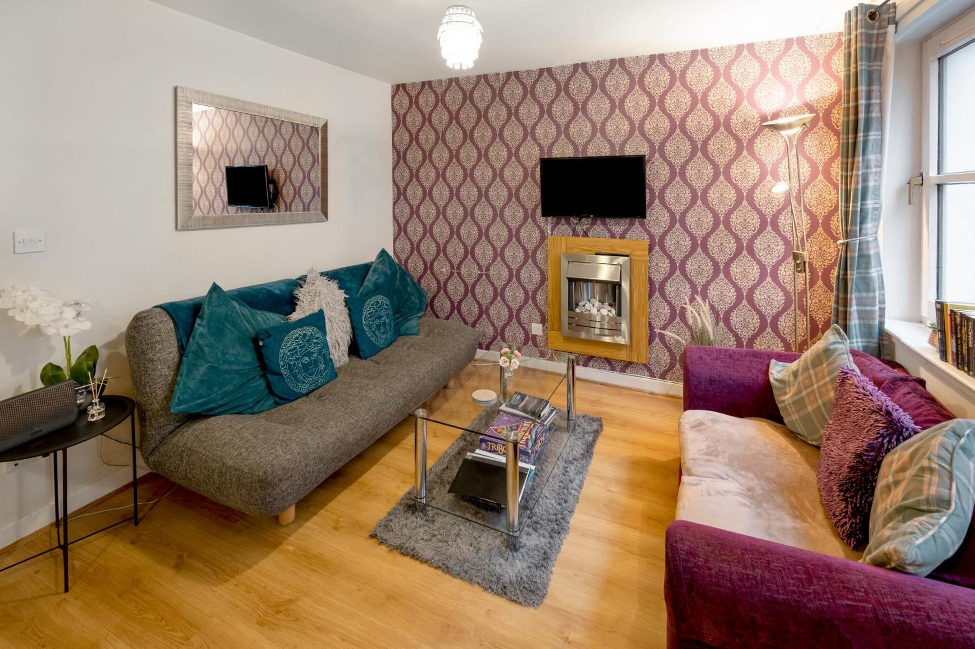 Charming 1Br Apartment Close To Centre With Free Parking Обан Екстер'єр фото